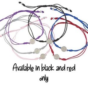 Saint Benedict String Bracelet RED
